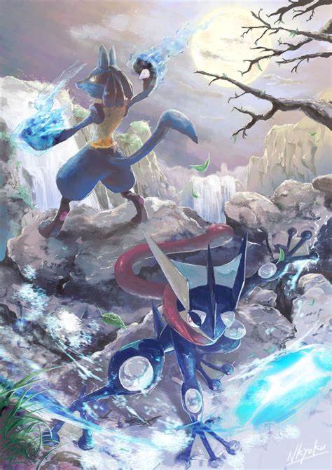greninja vs lucario|best moves for greninja.